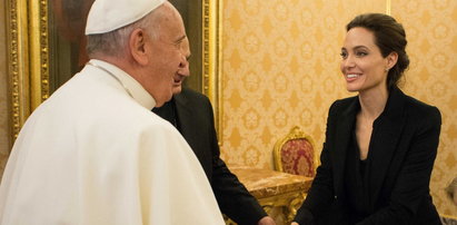 Angelina Jolie spotkała się z papieżem Franciszkiem