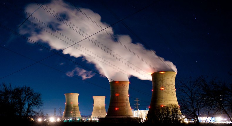 The Three Mile Island nuclear plant in Middletown, Pennsylvania.Jeff Fusco/Getty Images