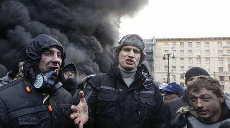 Tüntetés és harc Kijevben