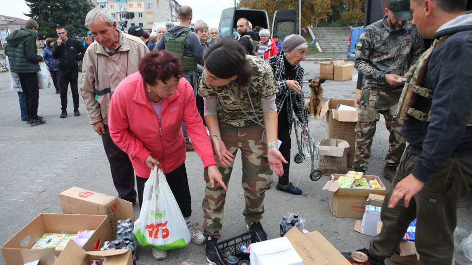 Przed wyzwoleniem Izium pomoc humanitarna praktycznie nie docierała do okupowanego miasta