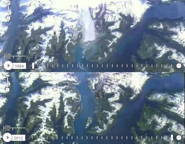 Lodowiec Columbia na Alasce