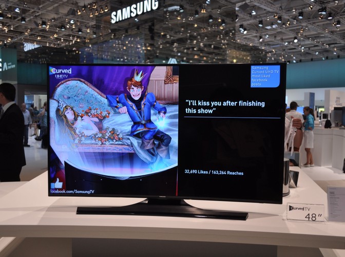 Wygięte 4K Samsunga