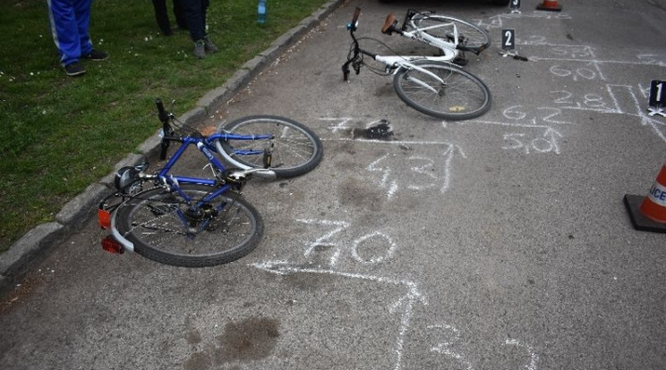 Elsodorta a bicikliző édesanyát a 29 éves sofőr / Fotó: Police