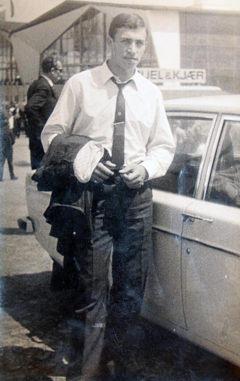 Pan Stanisław na zdjęciu archiwalnych, lata 70.
