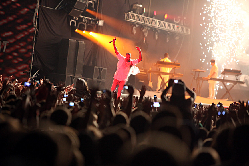 Kanye West na Coke Live Music Festival 2011 (fot. Joanna Combik/Onet.pl)