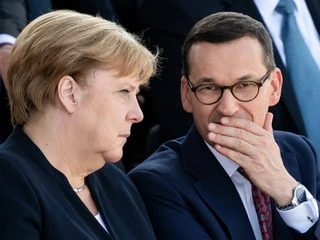 Kanclerz Angela Merkel i premier Mateusz Morawiecki, 1 września 2019 r., Warszawa