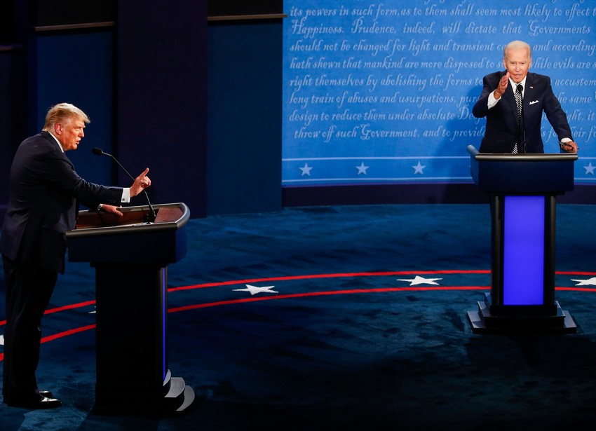 Tramp i Bajden tokom debate