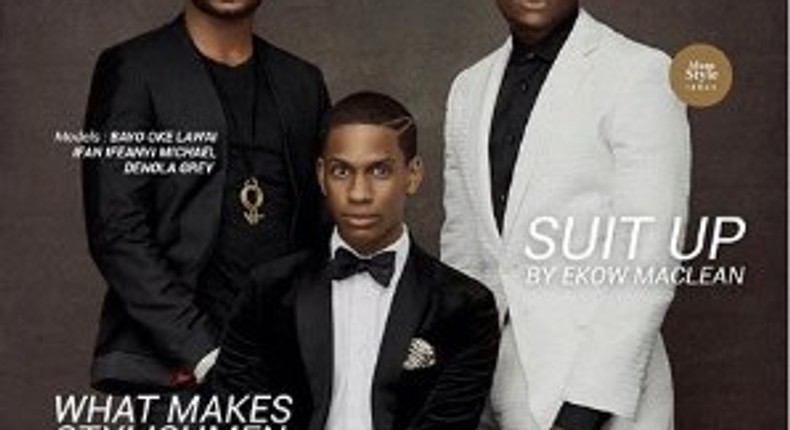 Adebayo Oke-Lawal, Ifan Michael, Denola Grey are cover stars for Debonair Afrik magazine 