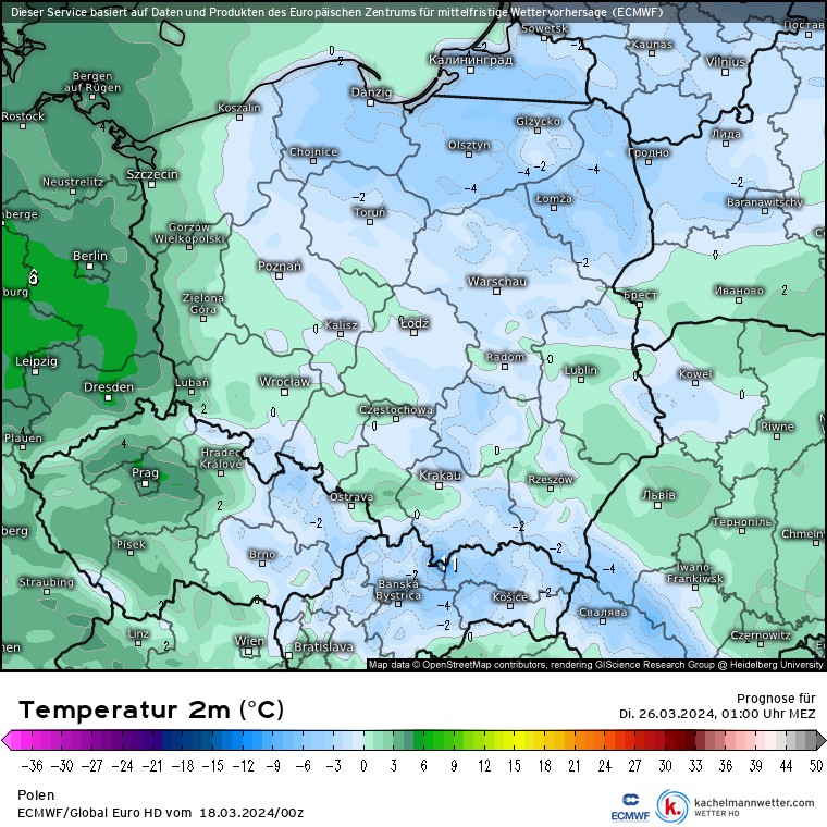 Nocami czeka nas też powrót przymrozków