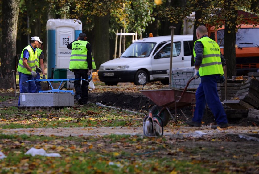 Trwa remont parku im. Sienkiewicza