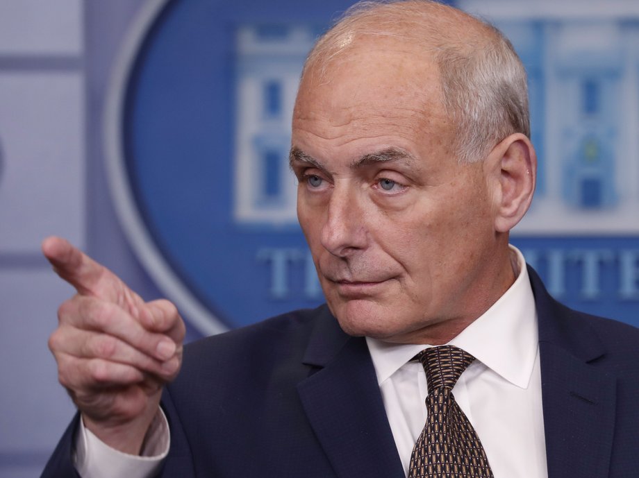 White House chief of staff John Kelly.