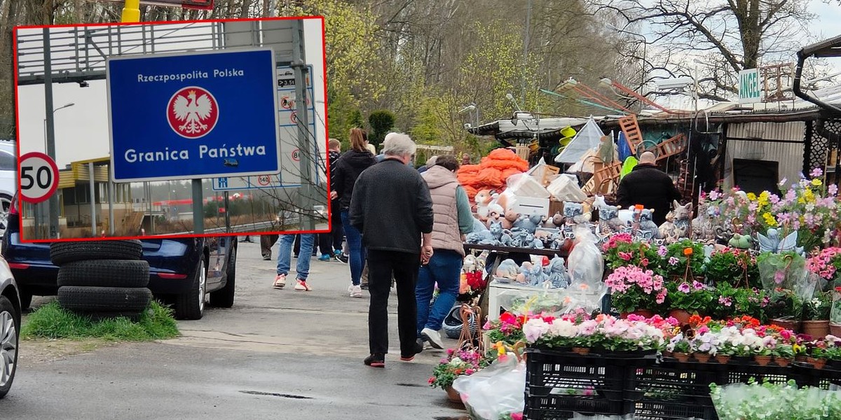 Na "niemieckich" targowiskach czuć wiosnę. Klientów jest coraz więcej.