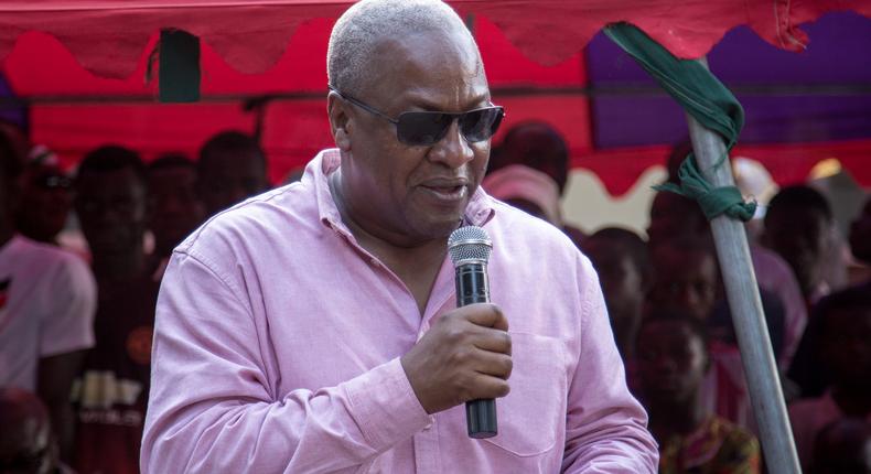 Former president John Mahama