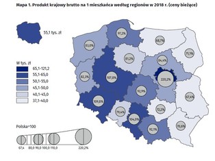 Województwo podkarpackie z największym wzrostem PKB w Polsce