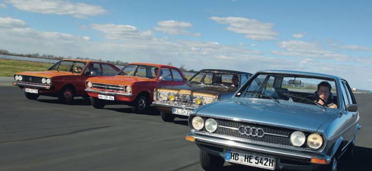 Klasa średnia lat 70. - Audi 80 kontra Volkswagen Passat, Opel Ascona i Ford Taunus