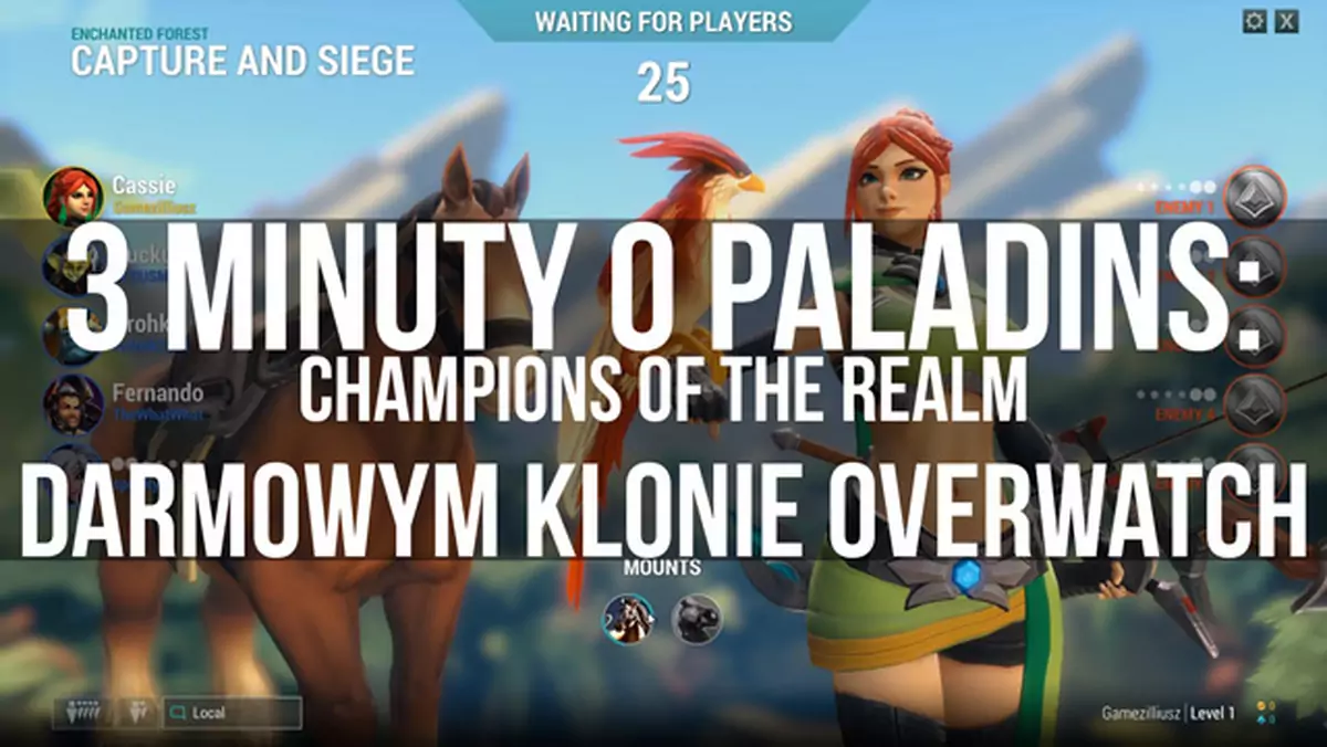 3 minuty o Paladins: Champions of the Realm - darmowym klonie Overwatch