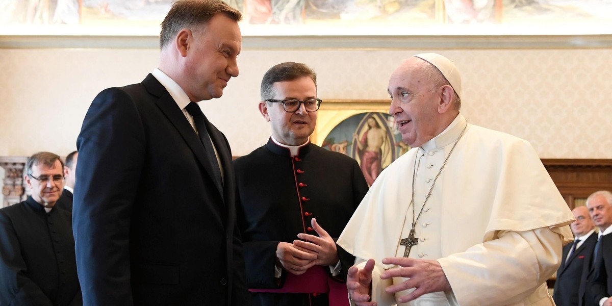 Andrzej Duda z wizytą u papieża Franciszka