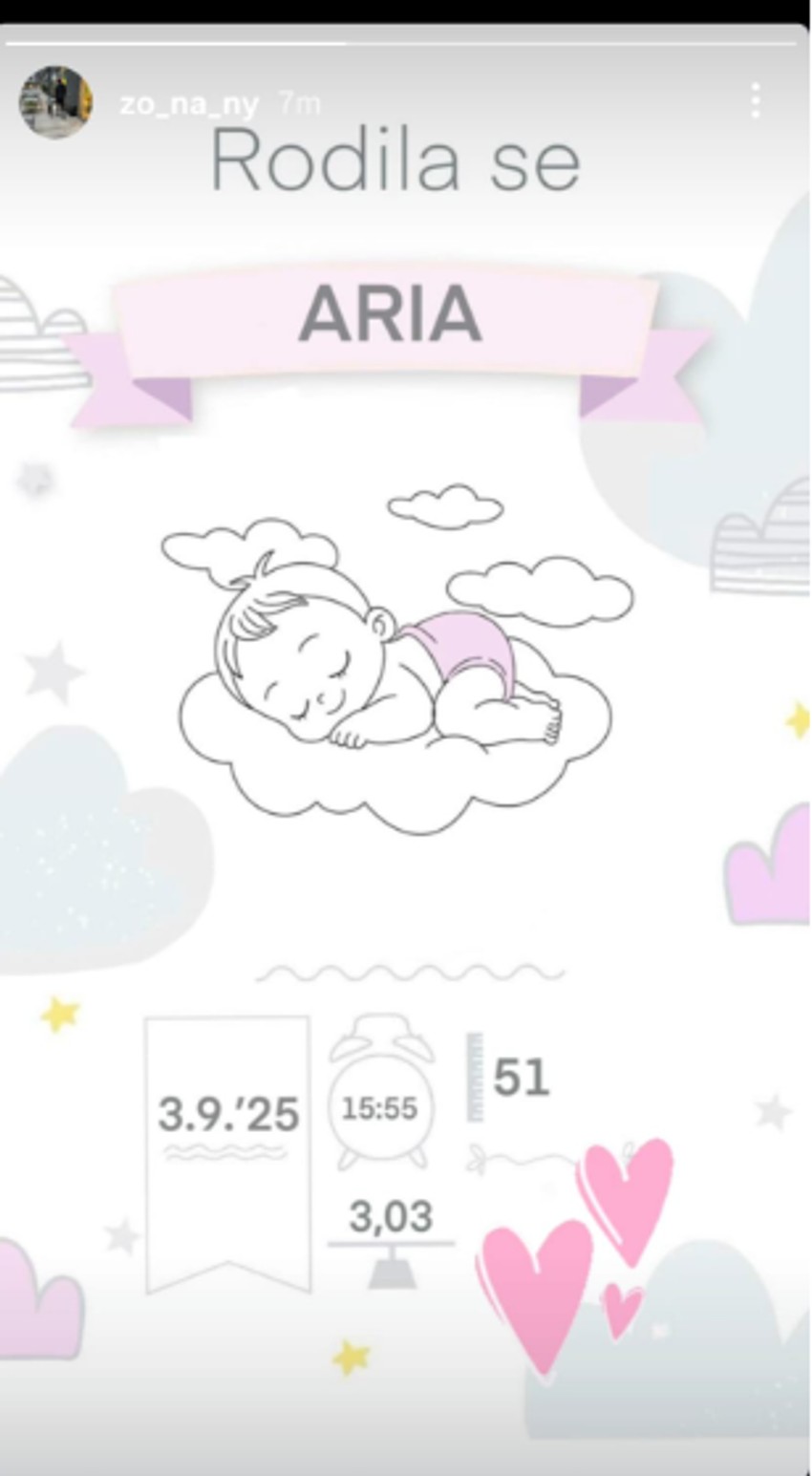 Zorica je podatke o bebi okačila na mreže