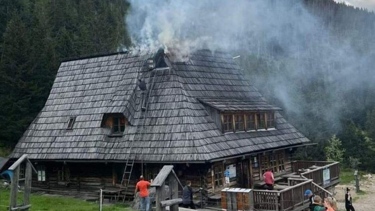Pożar schroniska na Hali Kondratowej