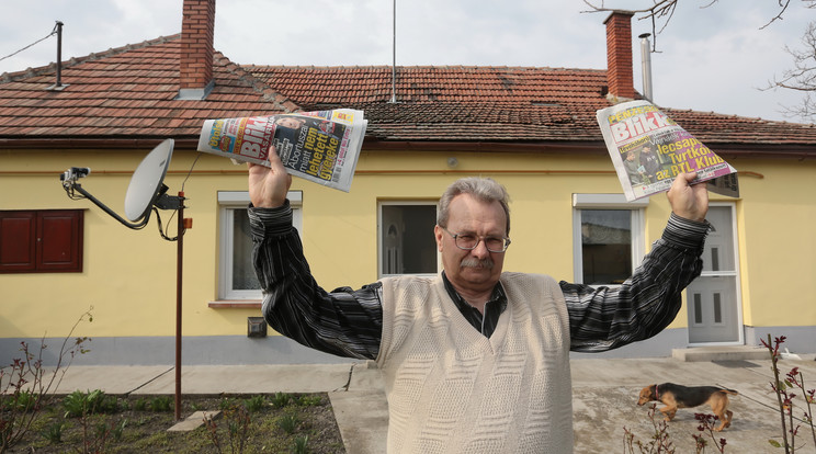 Lászlónak végre nem kell tovább spórolnia, meglesz a pénz a tetőre /Fotó: Gy. Balázs Béla