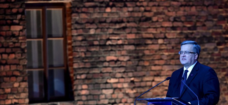 Komorowski: Niemieccy naziści uczynili z Polski wieczny cmentarz Żydów