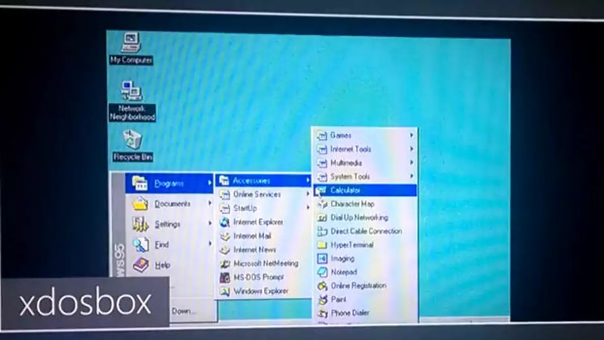 Windows 95 uruchomiony na konsoli Xbox One (wideo)