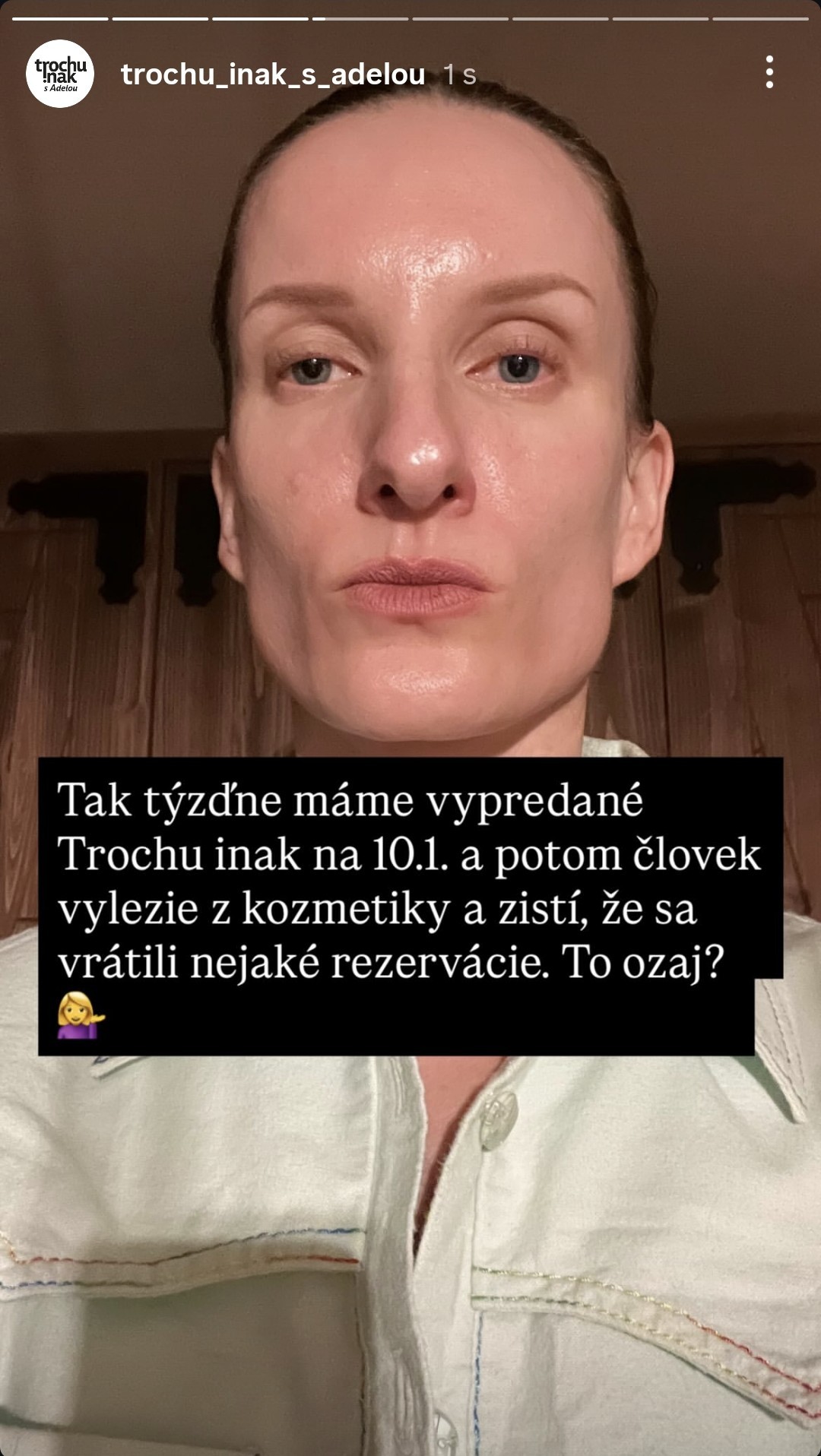 Adela Vinczeová zostala nemilo prekvapená, keď zistila, že sa vrátili rezerváciu na jej talkšou Trochu inak s Adelou. 