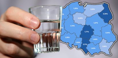 Alkoholowa mapa Polski. Ujawnili zaskakujące dane!