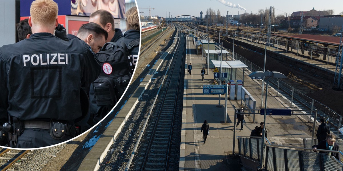 Rozróby Polaków na stacji kolejowej w Berlinie. 