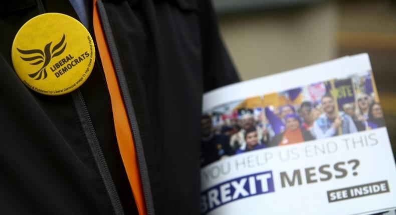 In the upcoming European parliamentary elections, Britain's centrist Liberal Democrats are hoping to maintain an impressive surge in support