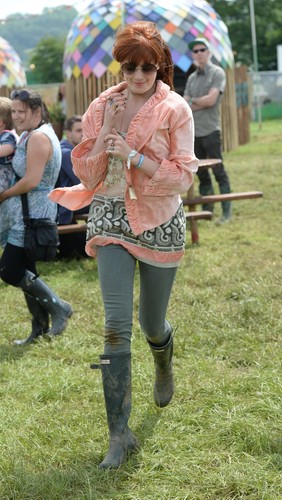 Florence Welch na festiwalu w Glastonbury