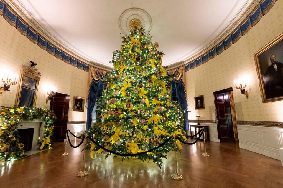Świąteczne dekoracje w Białym Domu w 2020 r.