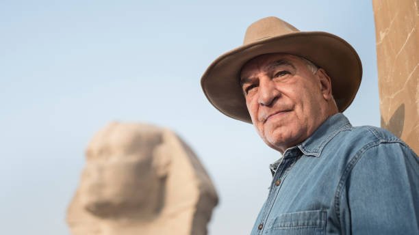 Dr Zahi Hawass, dowódca egipskiej misji