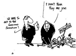 Pod sąd za antysemicki rysunek