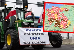 Paraliż dróg w całej Polsce. Gdzie będą protestować rolnicy? [MAPA]