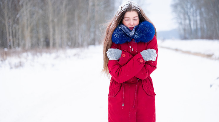 A hidegben a vérerek összehúzódnak és az izmok aktiválódnak, ezért remegünk/Fotó: Shutterstock