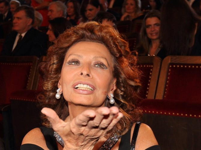 Sofija Loren fotografisana 2014. godine