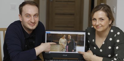 Niezwykła uroczystość w czasie pandemii. Natalia i Maciej zaprosili gości na ślub online