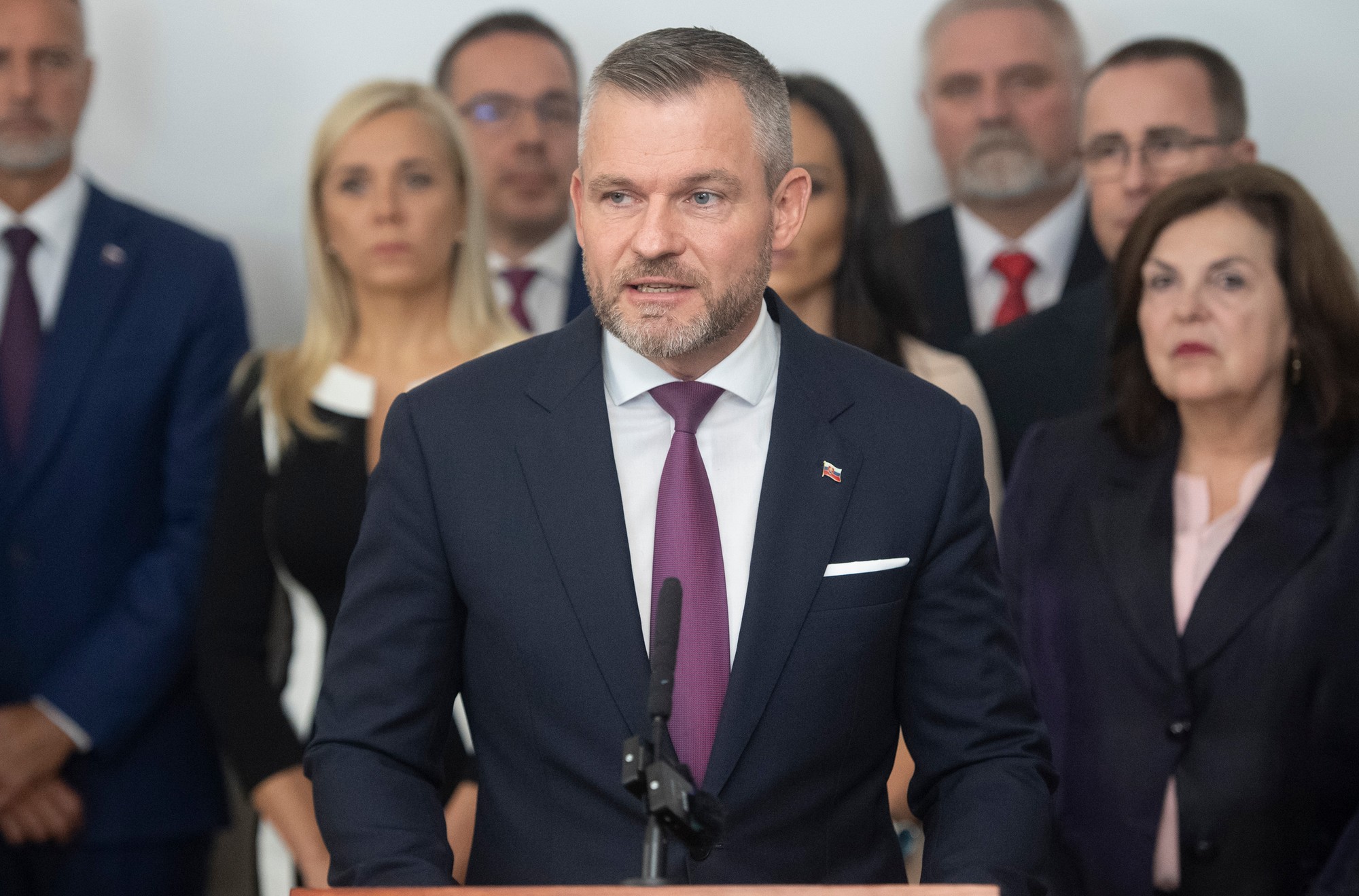 Predseda strany Hlas-SD Peter Pellegrini.