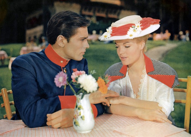 Alen Delon i Romi Šnajder u filmu "Kristina"