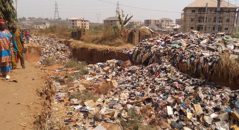 Erosion ravaged area in Onitsha (Photo used for illustrative purposes only)