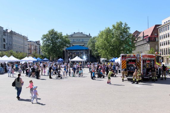 Wydarzenie na Placu Wolności zainaugurowało tegoroczną edycję Poznańskich Dni Rodziny fot. Codzienny Poznań / S. Toroszewska