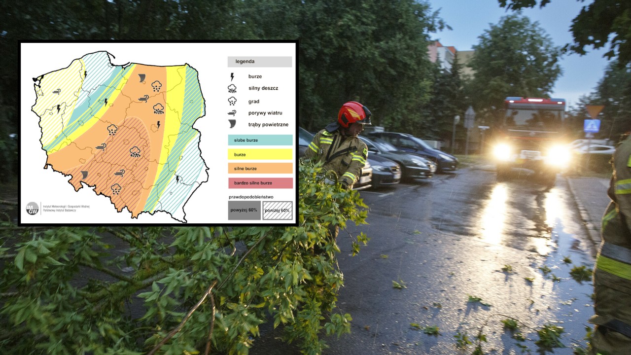 Gwałtowne nawałnice pędzą do Polski. W tych regionach będą szczególnie silne [POGODA]
