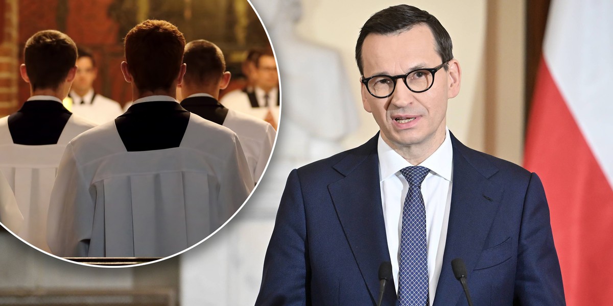 Premier Mateusz Morawiecki sypnie milionami na składki emerytalne dla księży?