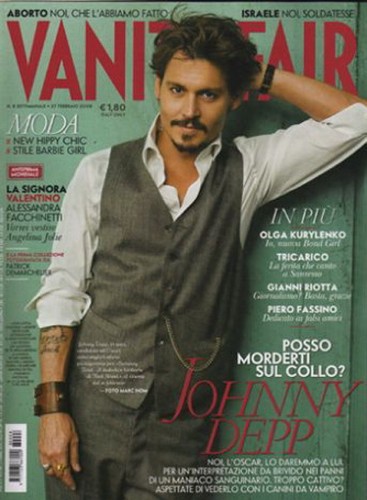Johnny Depp dla 'Vanity Fair'