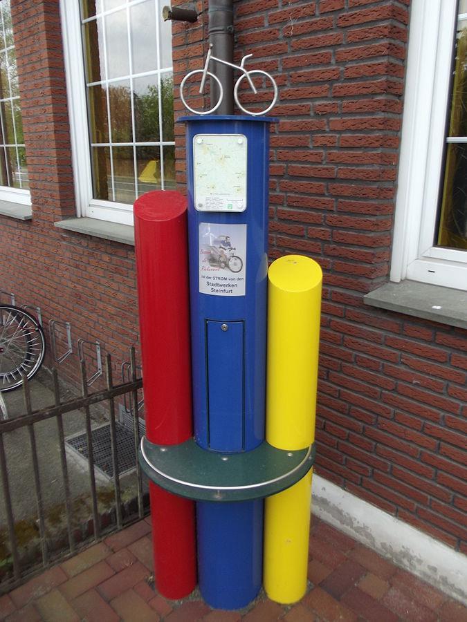 Stacja ładowania rowerów
