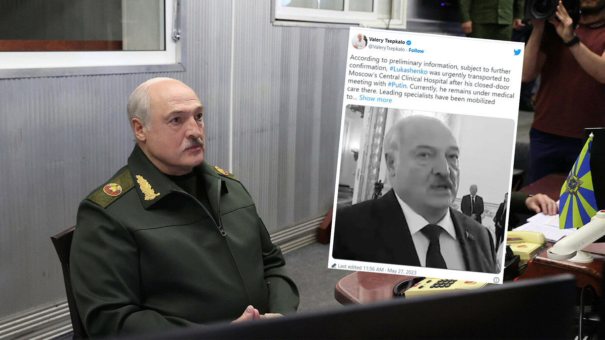 Nieoficjalnie: Łukaszenko w szpitalu po spotkaniu z Putinem