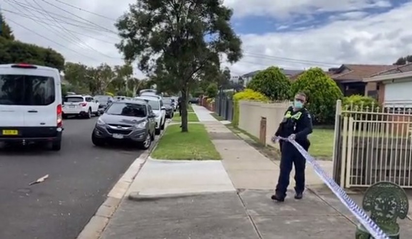 Policija na mestu ubistva