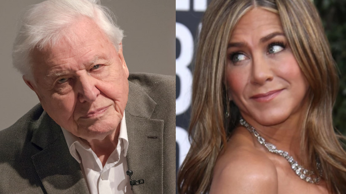 94-letni Attenborough z rekordem Guinnessa. Odebrał go... Jennifer Aniston!