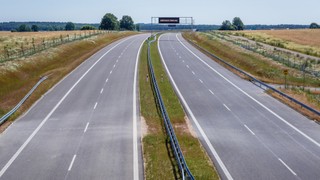 Szlabany na autostradach w górę